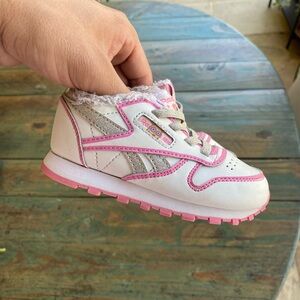 REEBOK Peppa Pig Classic Leather Step 'n' Flash 100069645 Toddler SZ 7C Used